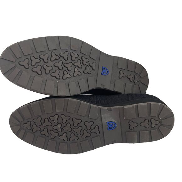 Rothys $259 Merino Wool Chelsea Ankle Boots Granite Gray Black Camo Mens Size 11 - Picture 7 of 8